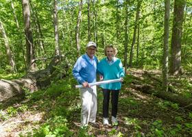 Course Architect Pete Dye and visionary spouse, Alice Dye.
